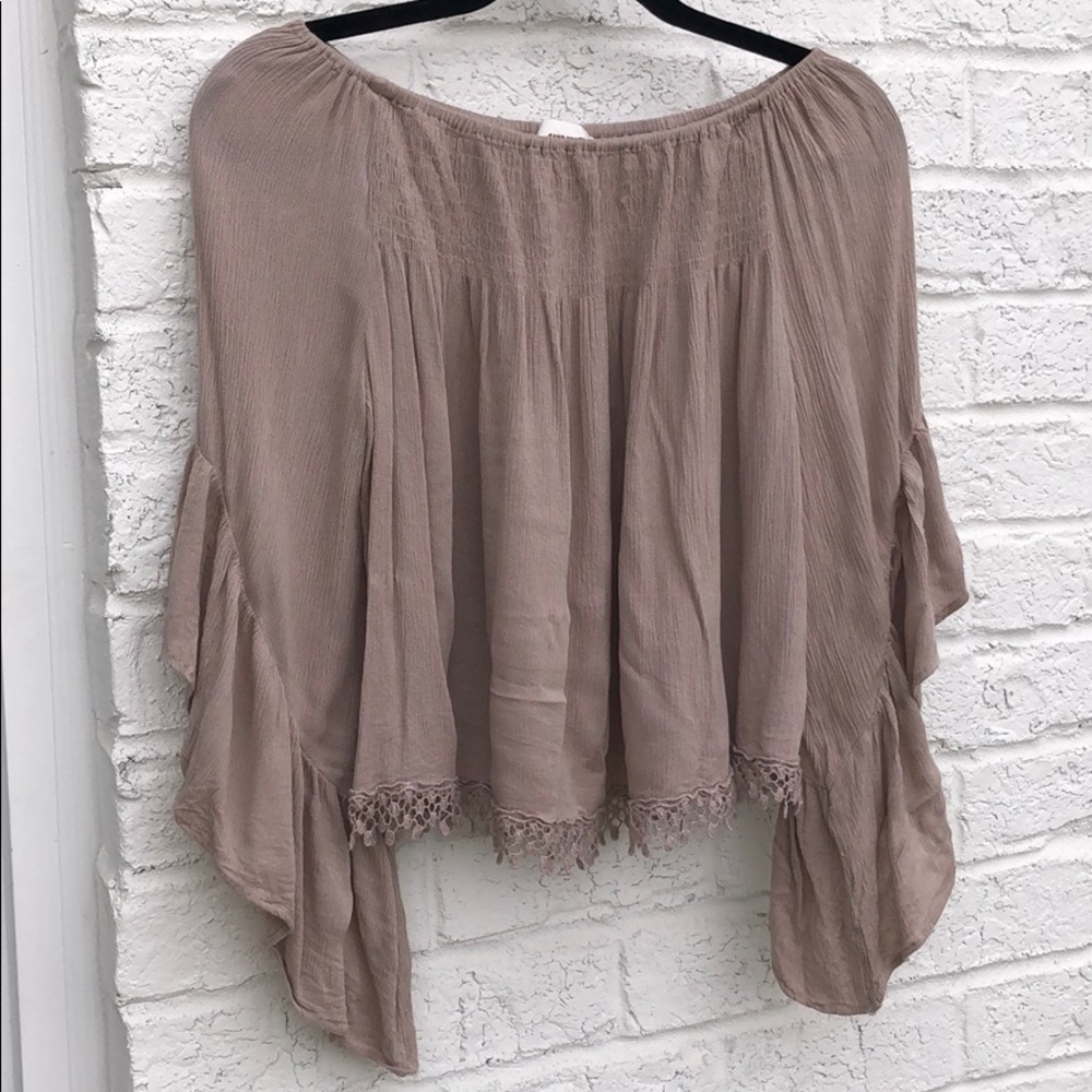 Off the shoulder blouse
